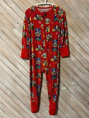 Millie Rose Disney Mickey Mouse Bamboo Viscose Spandex Onesie Sleeper